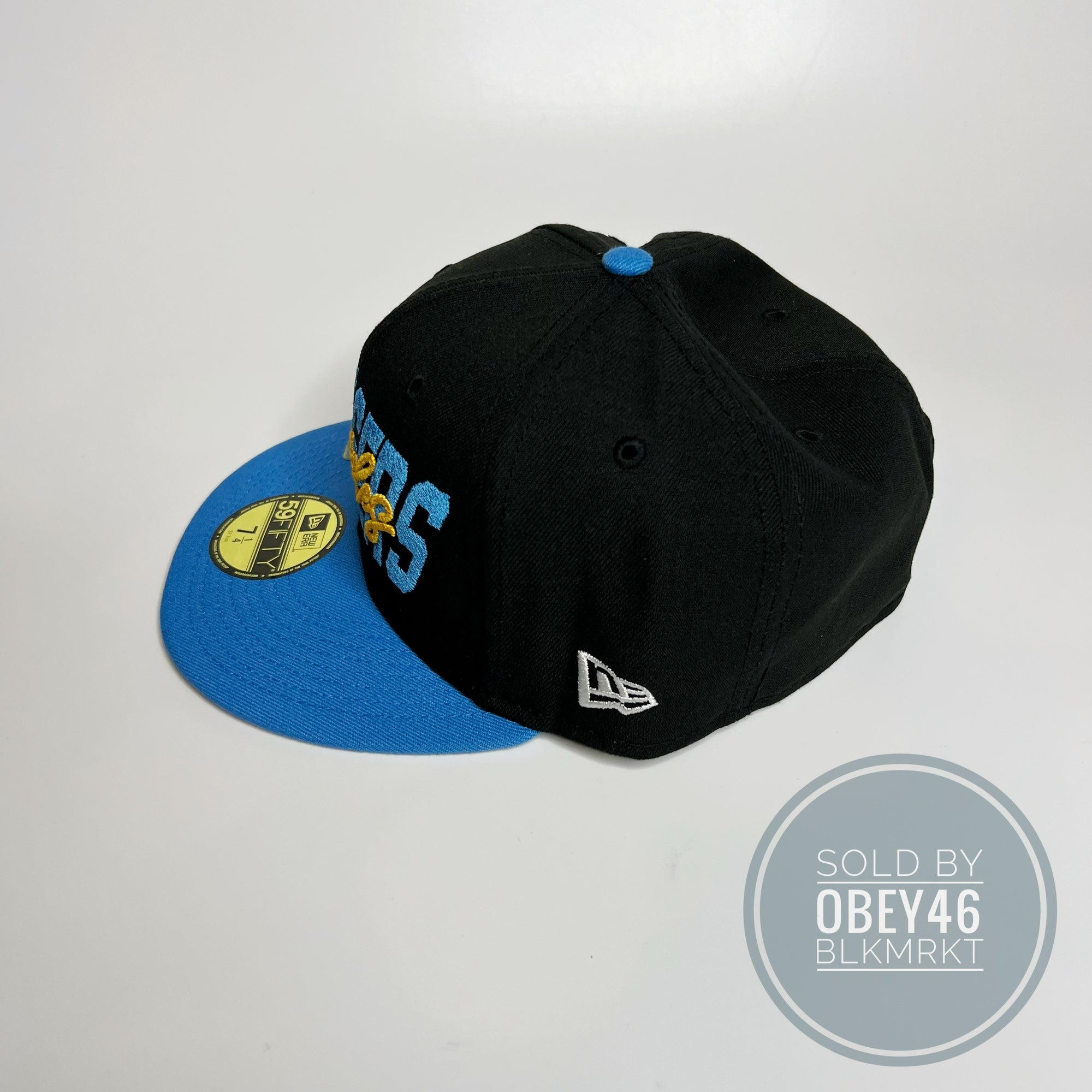 Men's Los Angeles Chargers New Era Black/Powder Blue 2022 NFL Draft Low  Profile 59FIFTY Fitted Hat