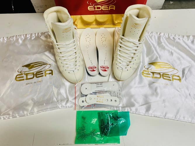 New EDEA "Piano" Figure Skate Boots Size 235 C