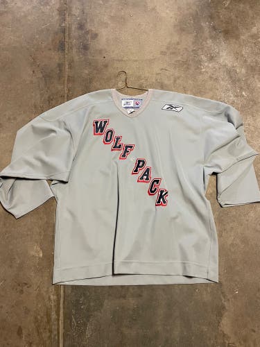 Gray New Size 58 Reebok Jersey (Wolfpack AHL)