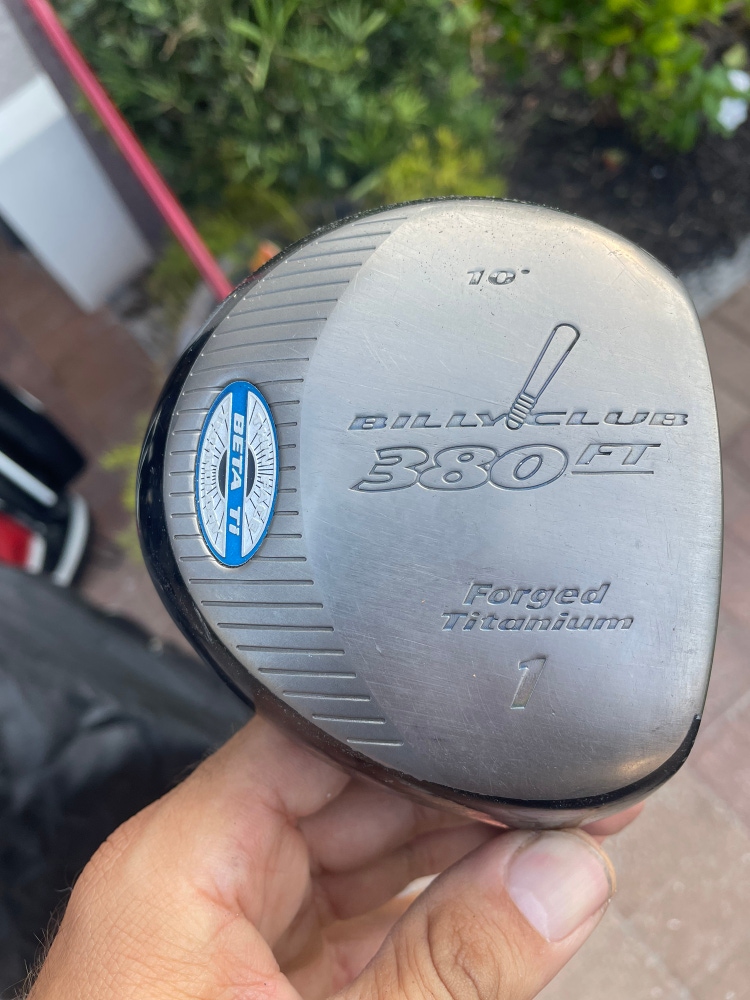 Billy Club Golf Driver Beta Ti In Right Handed  Graphite