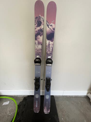 Used Women's Nordica 158 cm All Mountain Santa Ana 88 Skis With Bindings Max Din 11