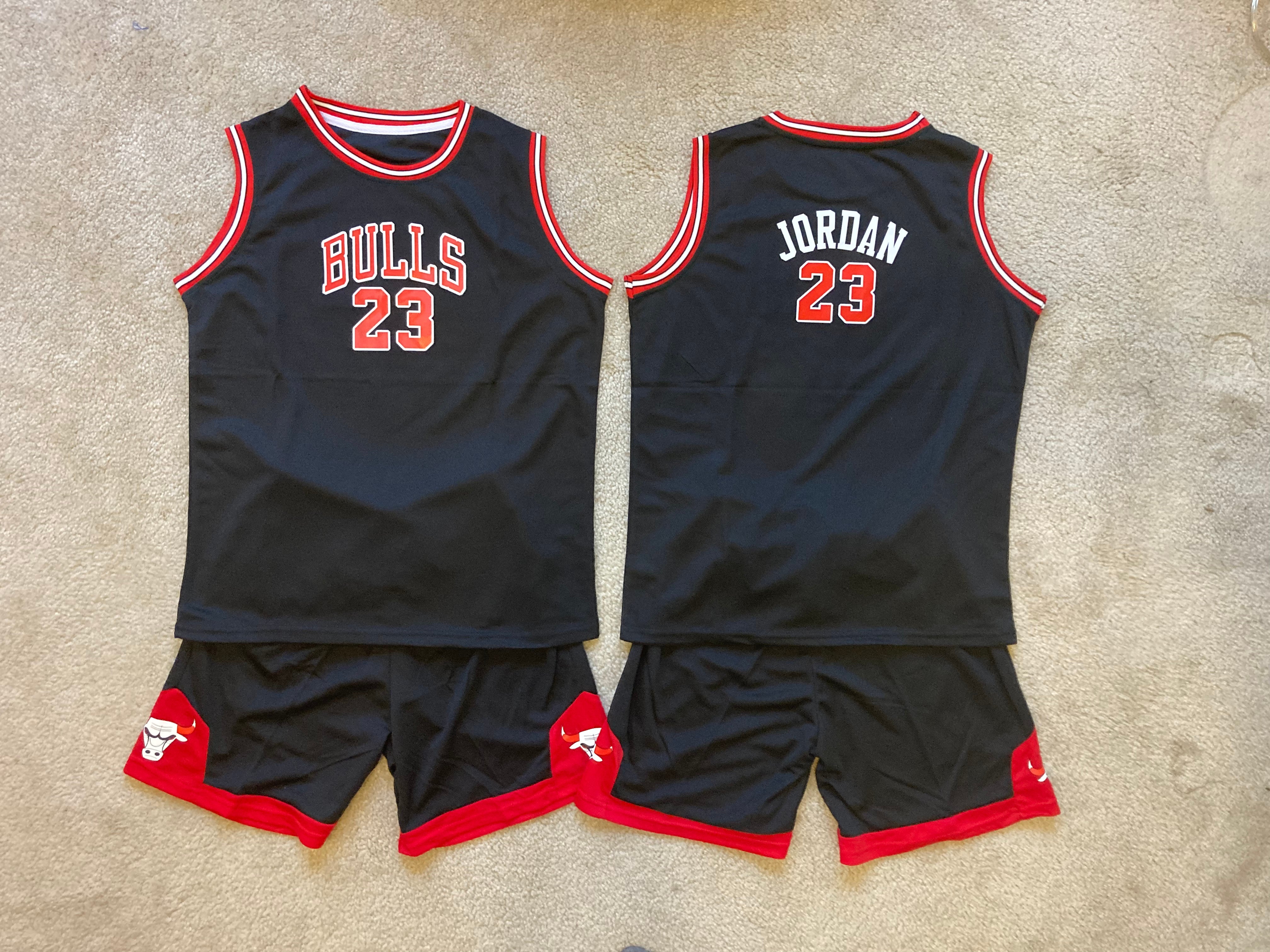 Youth Kids Michael Jordan Basketball Uniform - Jersey & Shorts - Bulls -  Boys Size 4T