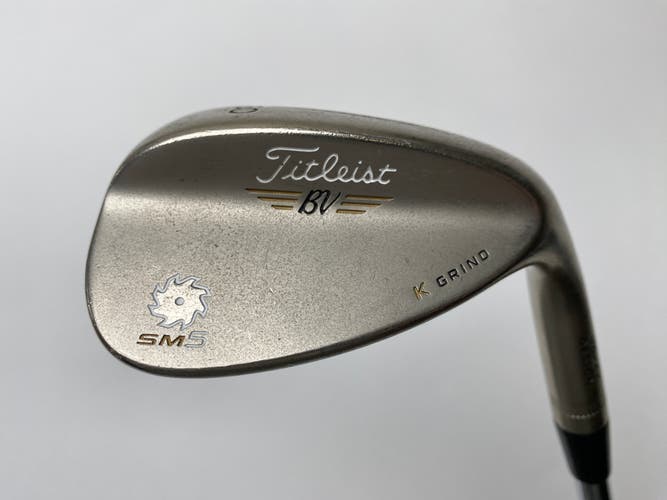 Titleist Vokey SM5 Gold Nickel Lob Wedge LW 60* 11 Wedge Steel Mens RH Undersize