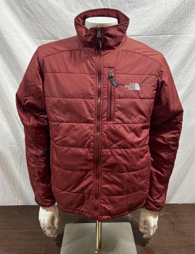 The North Face Brick Red Stowable Insulated Jacket Men's Medium Fast Shipping