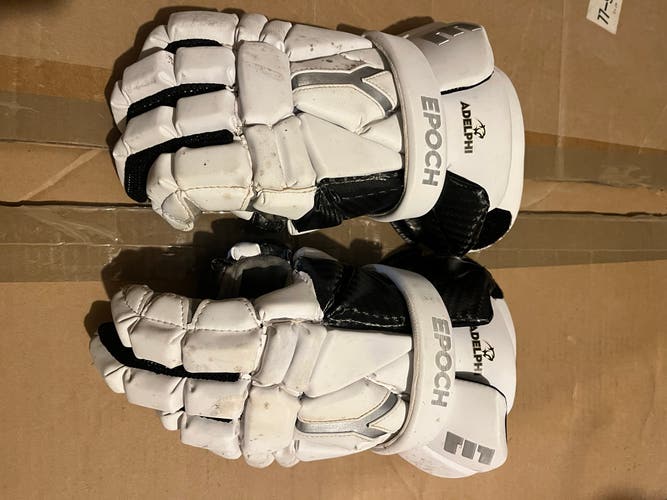 ADELPHI TEAM ISSUED Used Player's Epoch 13" Integra Lacrosse Gloves