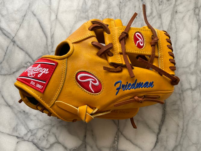 Never Used Right Hand Throw Infield Rawlings Heart of the Hide Baseball Glove 11.5"