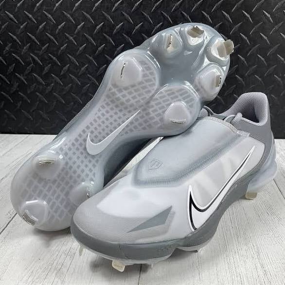 Nike Force Zoom Trout 8 Pro Metal Baseball Cleats CZ5915-001 Gray Blue Size 9.5