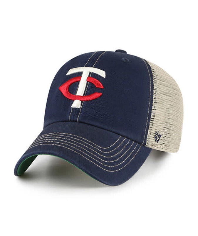 2023 Minnesota Twins Cooperstown '47 Brand MLB Clean Up Snapback Hat Dad Cap