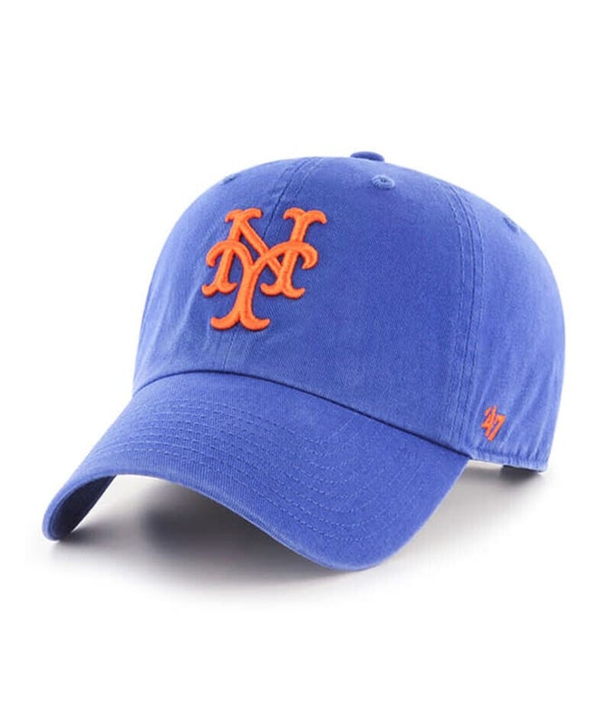 New York Mets 47 Brand Royal MLB Clean Up Adjustable Strapback Hat Dad Cap