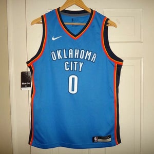 Youth M Nike Russell Westbrook OKC Thunder Icon Edition Swingman Jersey