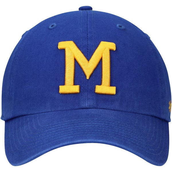 Men's Mitchell & Ness Royal Milwaukee Brewers Cooperstown