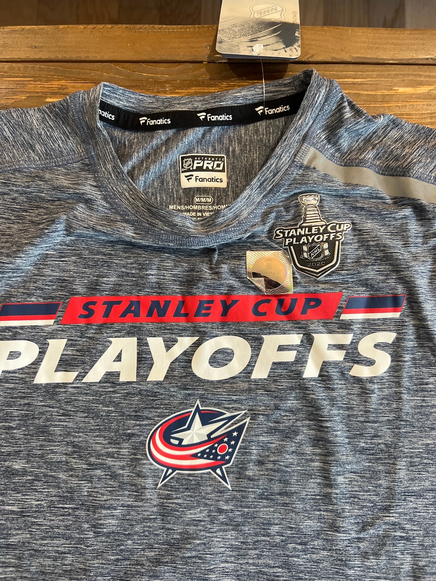 New 2021 Stanley Cup Playoffs Colorado Avalanche Player Issued Fanatics  Shirt M, LG or XL | SidelineSwap