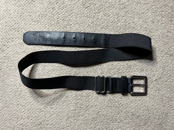 Under Armour Black Elastic Adjustable Baseball Belt