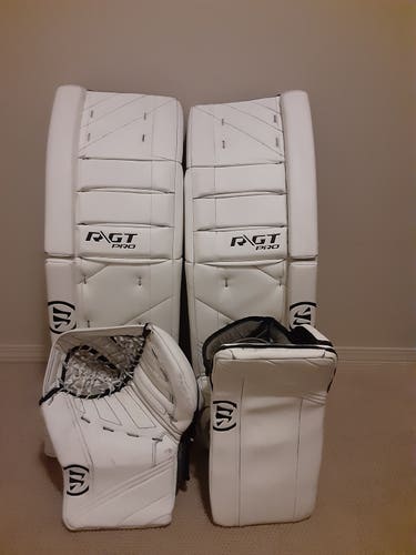 Used 34"+ 1.5 Warrior Regular Ritual GT Classic Pro Goalie Full Set Pro Stock