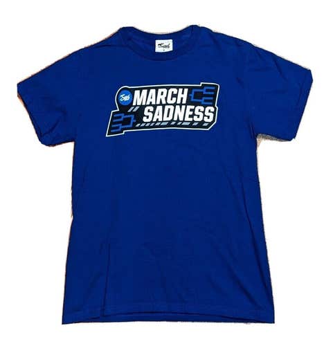 Sad Derday March Sadness Basketball College T-Shirt Men's Small S NCAA Madness