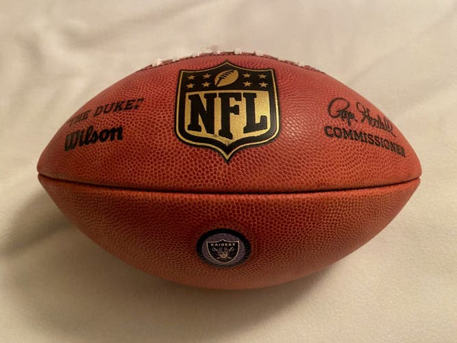 2018 Oakland Raiders New Wilson NFL Game Model Football