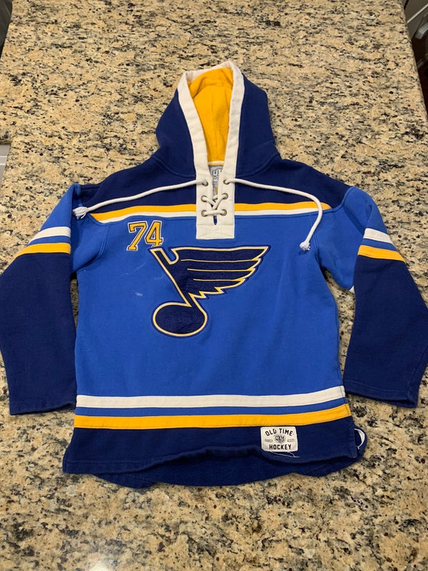 St Louis Blues '47 NHL Hockey Blue Pullover Hoodie Sweatshirt Men's Medium