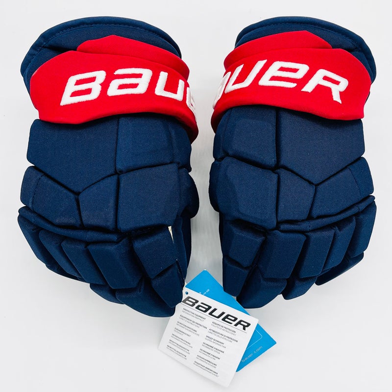 Washington Capitals 2023 Stadium Series Bauer Supreme Ultrasonic Hockey Gloves-14"