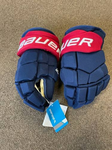 New Bauer Supreme Ultrasonic Gloves 14" Pro Stock