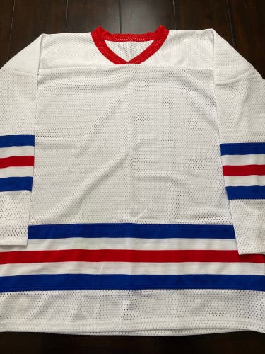 AK SR L rangers style air knit jersey