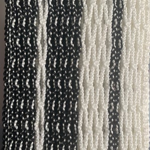 Mean 14 goalie mesh dynasty white black abstract 106305