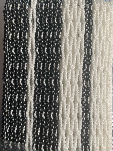 Mean 14 goalie mesh dynasty white black abstract 106305