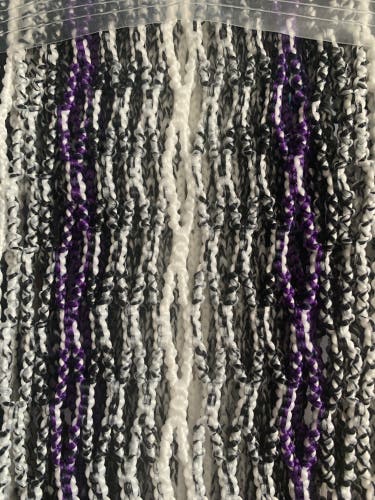Defiance goalie mesh dynasty white black Purple 106034
