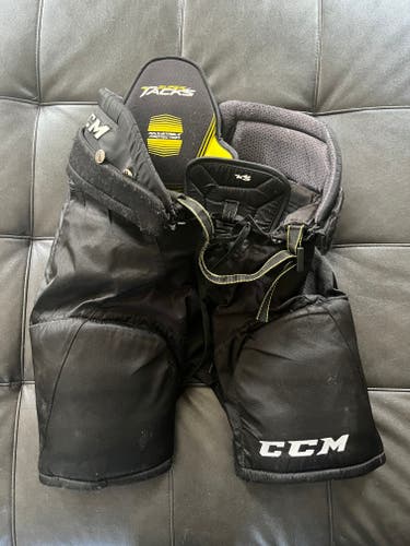 Junior Used Large CCM Super Tacks Hockey Pants