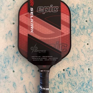 Selkirk Amped Epic Lightweight Pickle-ball Paddle (RED) +Free Shipping !