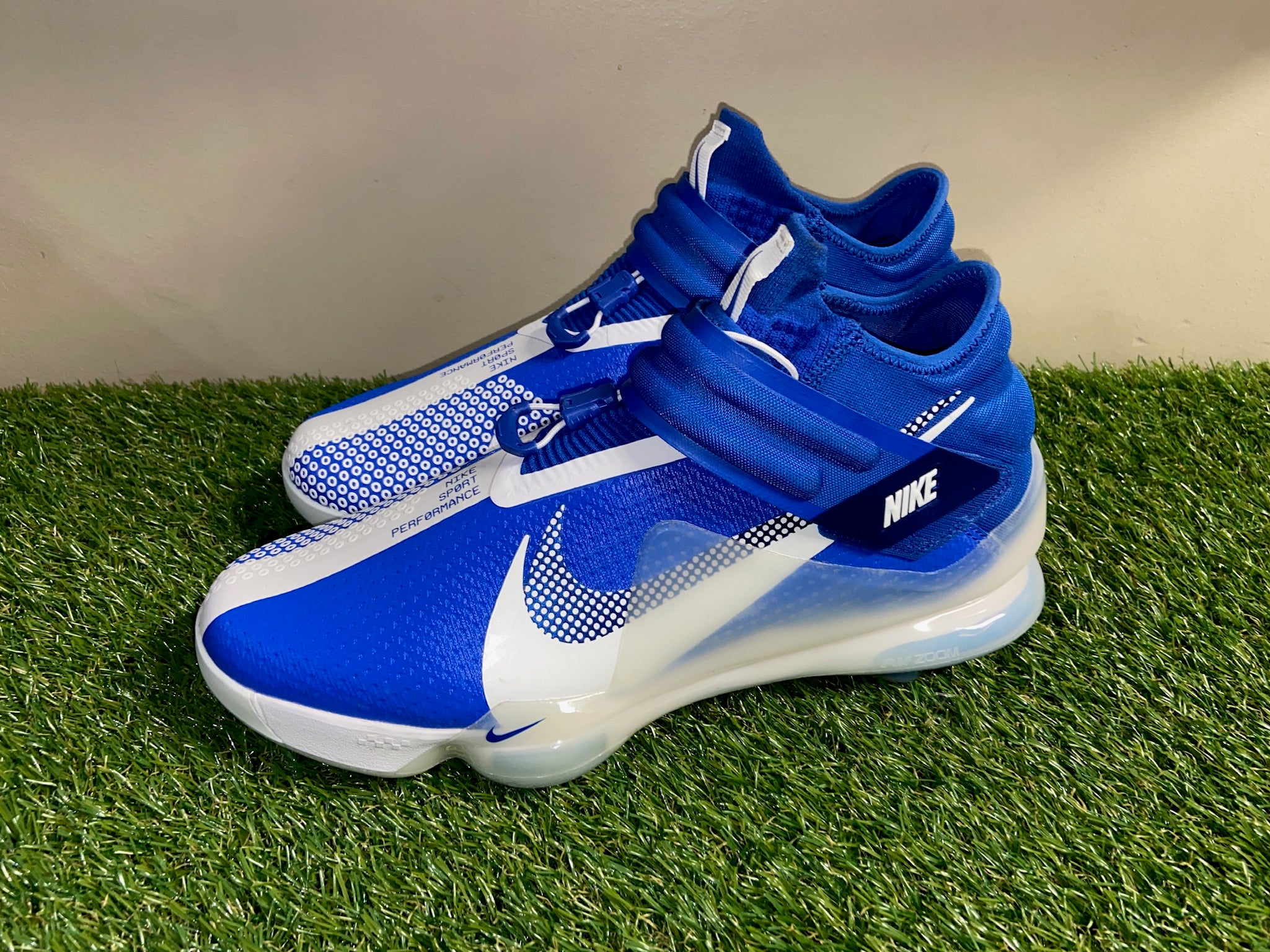 NIKE MIKE TROUT 7 FORCE ZOOM BASEBALL CLEATS ROYAL BLUE DC9904-403