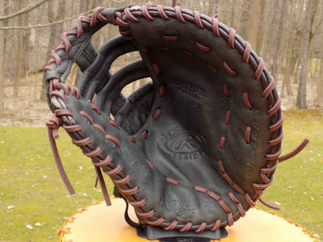 Used Rawlings Right Hand Throw First Base Premium Series Baseball Glove 12.5"