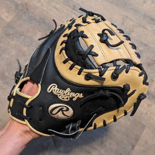 34" Rawlings HOH Catchers Mitt - PROYM4BC - Yadier Molina Model - Heart Of The Hide