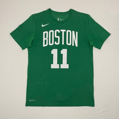 NIKE Dri-FIT Boston #11 Irving Men's Size M Green/White Athletic Cut S/S T Shirt