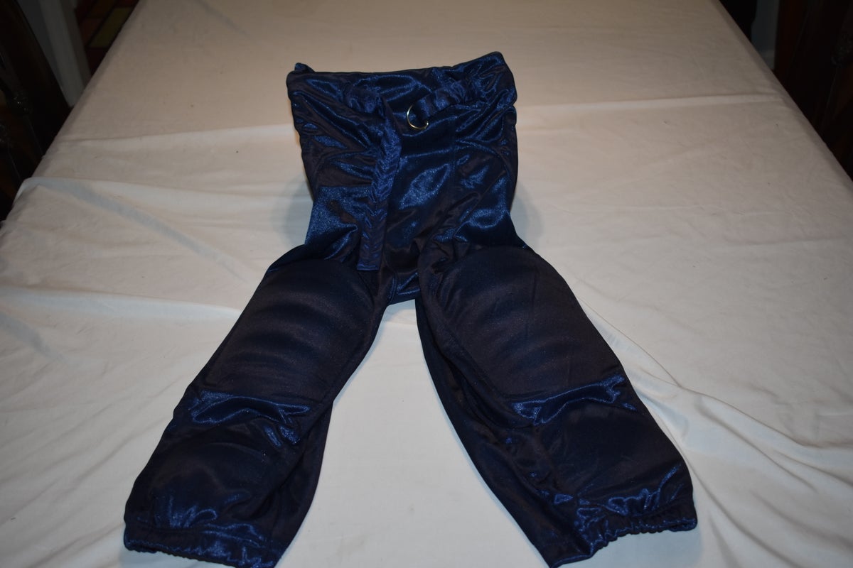 NEW - CHAMPRO Sports Terminator Integrated Football Pants, Navy, Youth Large