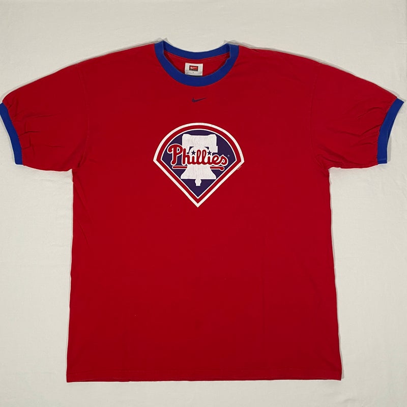 Vintage MLB (Nutmeg) - Philadelphia Phillies Embroidered T-Shirt