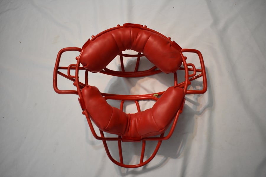 Diamond DFM-15 Softball / Baseball Catcher’s / Umpire Mask No Straps Pro  Red Brand New! | SidelineSwap