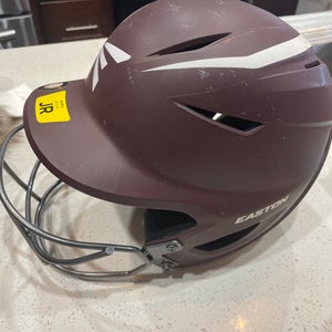 Used 6 1/2 - 7 1/8 Easton Elite X Batting Helmet w/cage