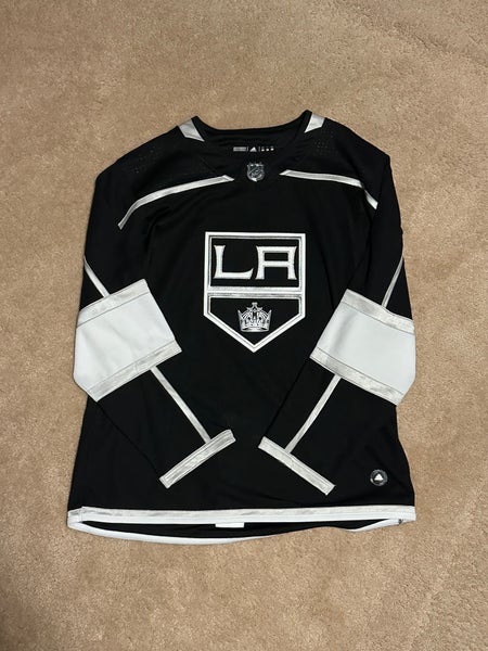 NWT Adidas NHL Authentic LA Kings Black Home Blank Jersey Sz 50 $180