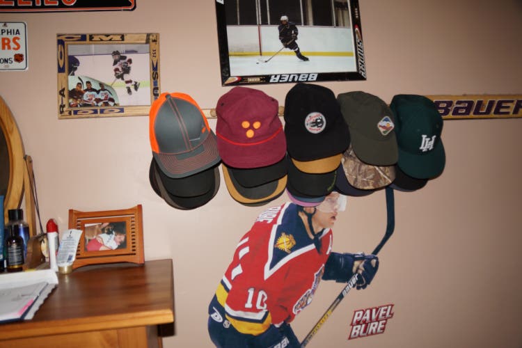 Used Bauer, CCM, Sherwood and other Hockey TWIG Wall Coat-Hat Racks