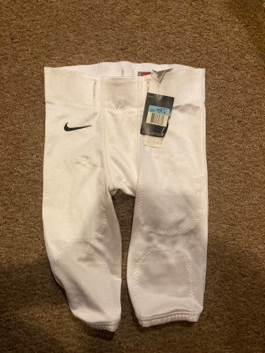 White Nike Football Pants - Boys Medium - NWT