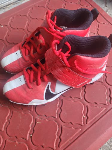 Red Youth Kid's Used 4Y Nike High Top