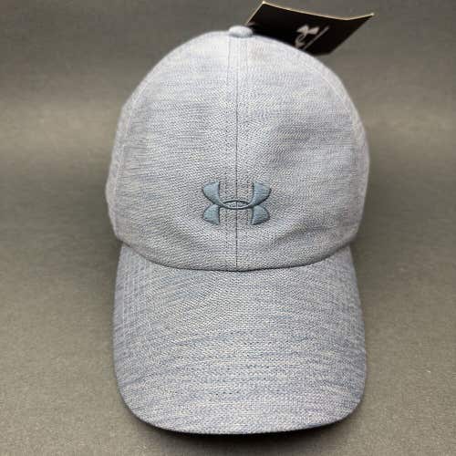 Under Armour UA Women Performance Free Fit Hat Adjustable Heathered Blue NWT