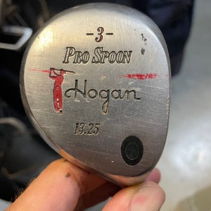 Ben Hogan pro spoon vintage golf club 3 wood in right hand
