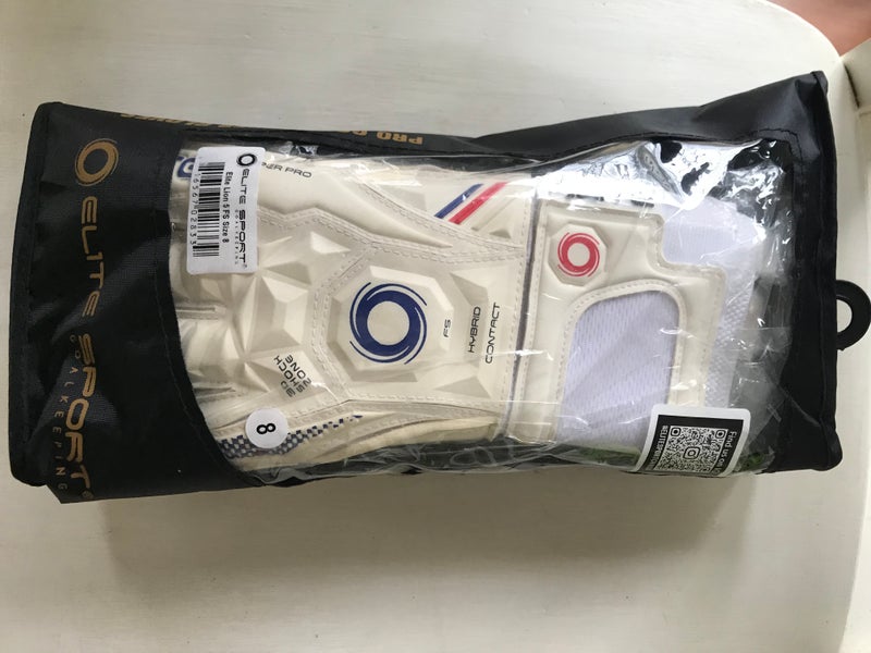 New Elite Sport Lion 5FS Goalkeeper Gloves, sz 8