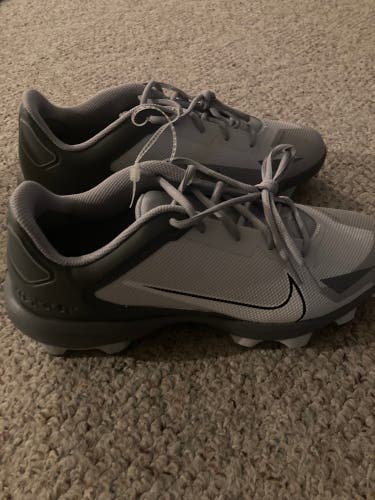 Gray Men's Molded Cleats Low Top Force Zoom Trout 8
