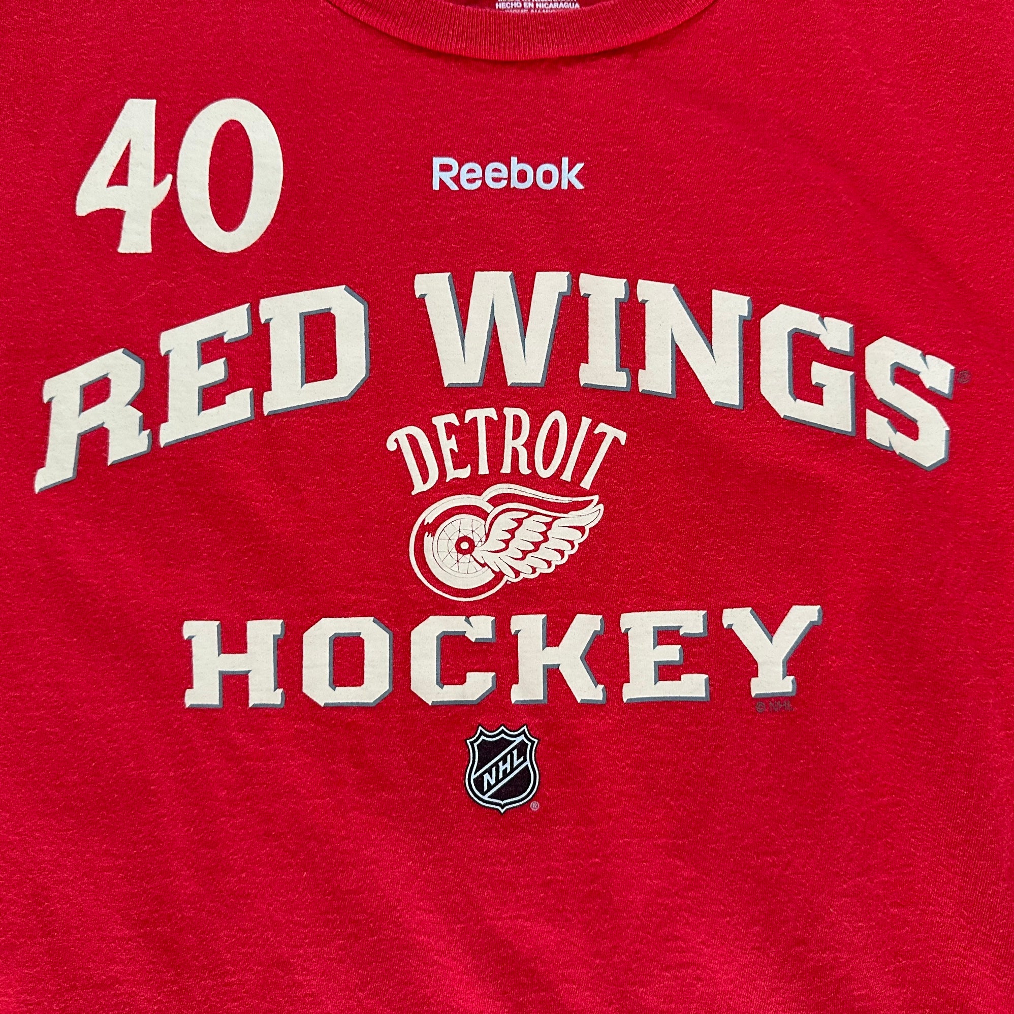 Reebok Henrik Zetterberg Detroit Red Wings Home Jersey - Mens