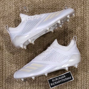 Adidas AdiZero 5-Star 7.0 Football Cleats Low Mens size 13 CQ0316 White Triple