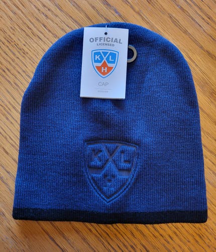 KHLKontinental Hockey League Beanie One Size Navy/Black.