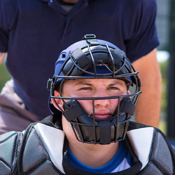 Champion Sports Heavy-Duty Youth Mask Black New Umpire Catcher New