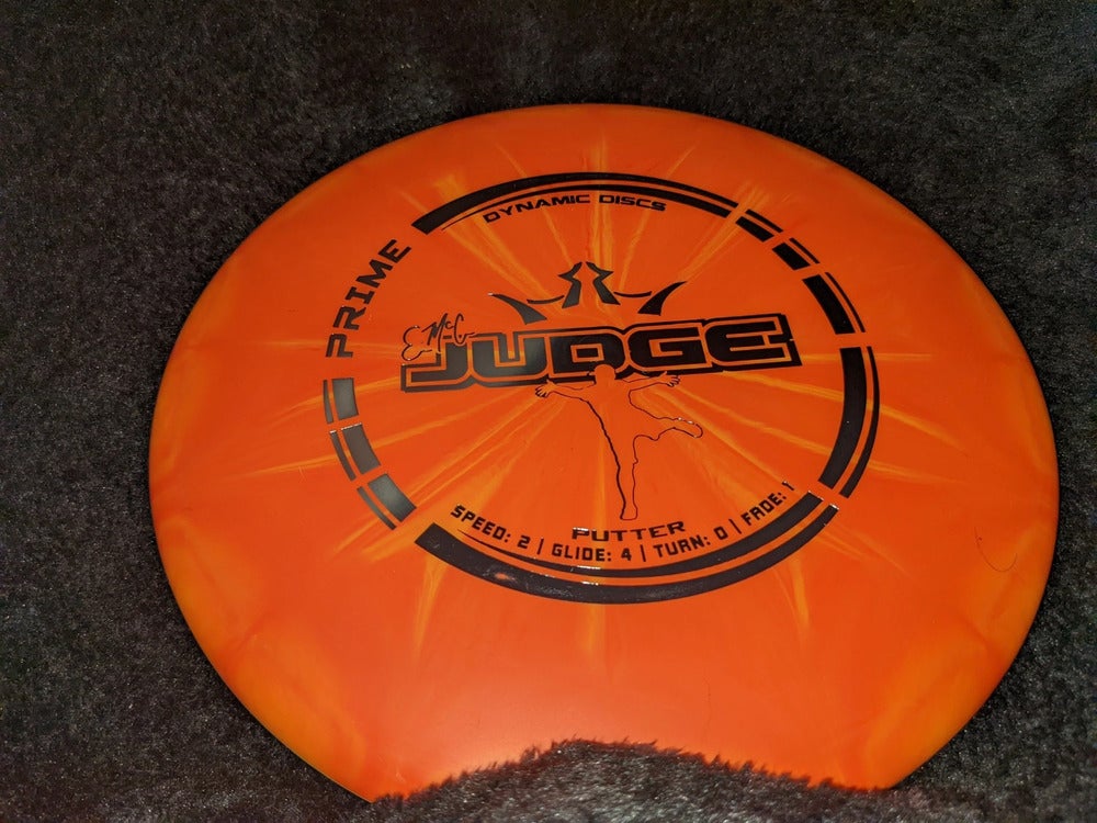 Dynamic Discs Prime Burst EMAC Judge 173-176g New Putter Orange